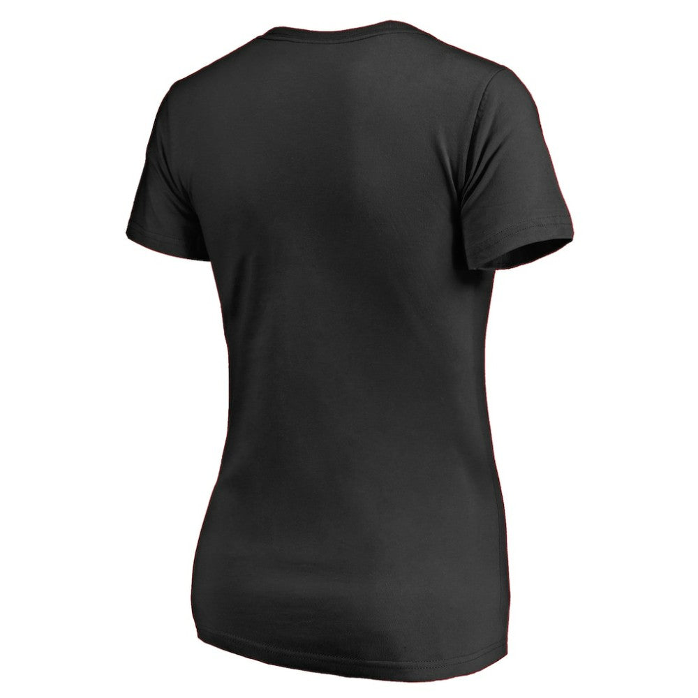 Pittsburgh Penguins Women's Splatter Logo V-Neck T-Shirt -  NHL T-shirts