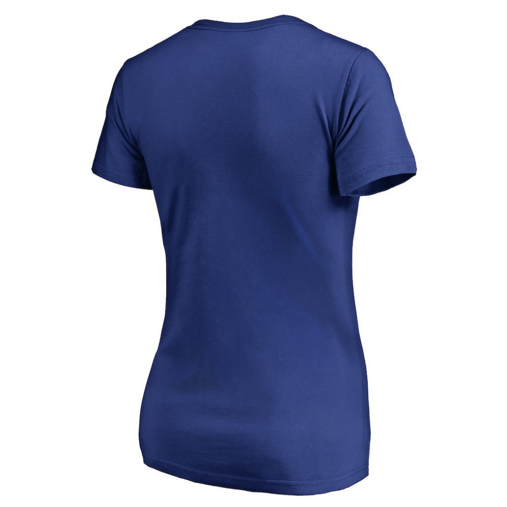St. Louis Blues Women's Splatter Logo V-Neck T-Shirt -  NHL T-shirts