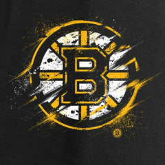 Boston Bruins Women's Splatter Logo V-Neck Long Sleeve T-Shirt -  NHL T-shirts