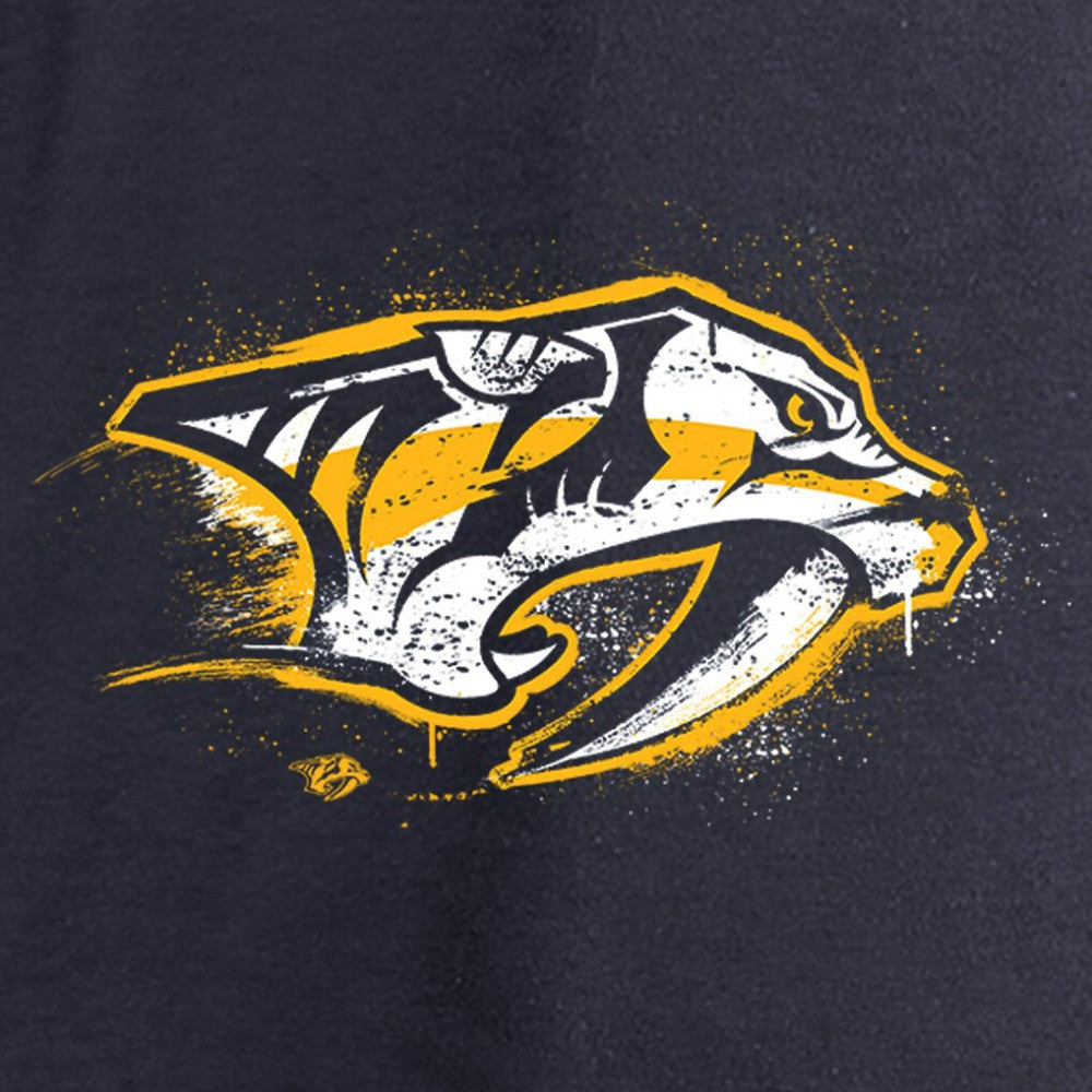 Nashville Predators Women's Splatter Logo V-Neck Long Sleeve T-Shirt -  NHL T-shirts