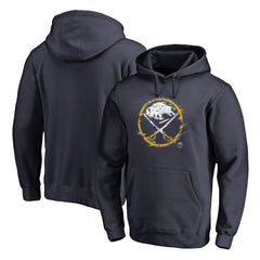 Buffalo Sabres Splatter Logo Pullover Hoodie -  NHL Hoodies