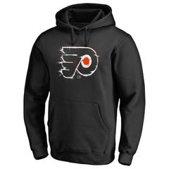 Philadelphia Flyers Splatter Logo Pullover Hoodie -  NHL Hoodies