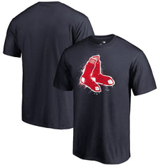 Boston Red Sox Splatter Logo T-Shirt - MLB T-shirts
