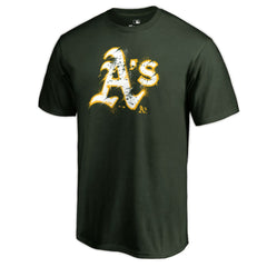 Athletics Splatter Logo T-Shirt - MLB T-shirts