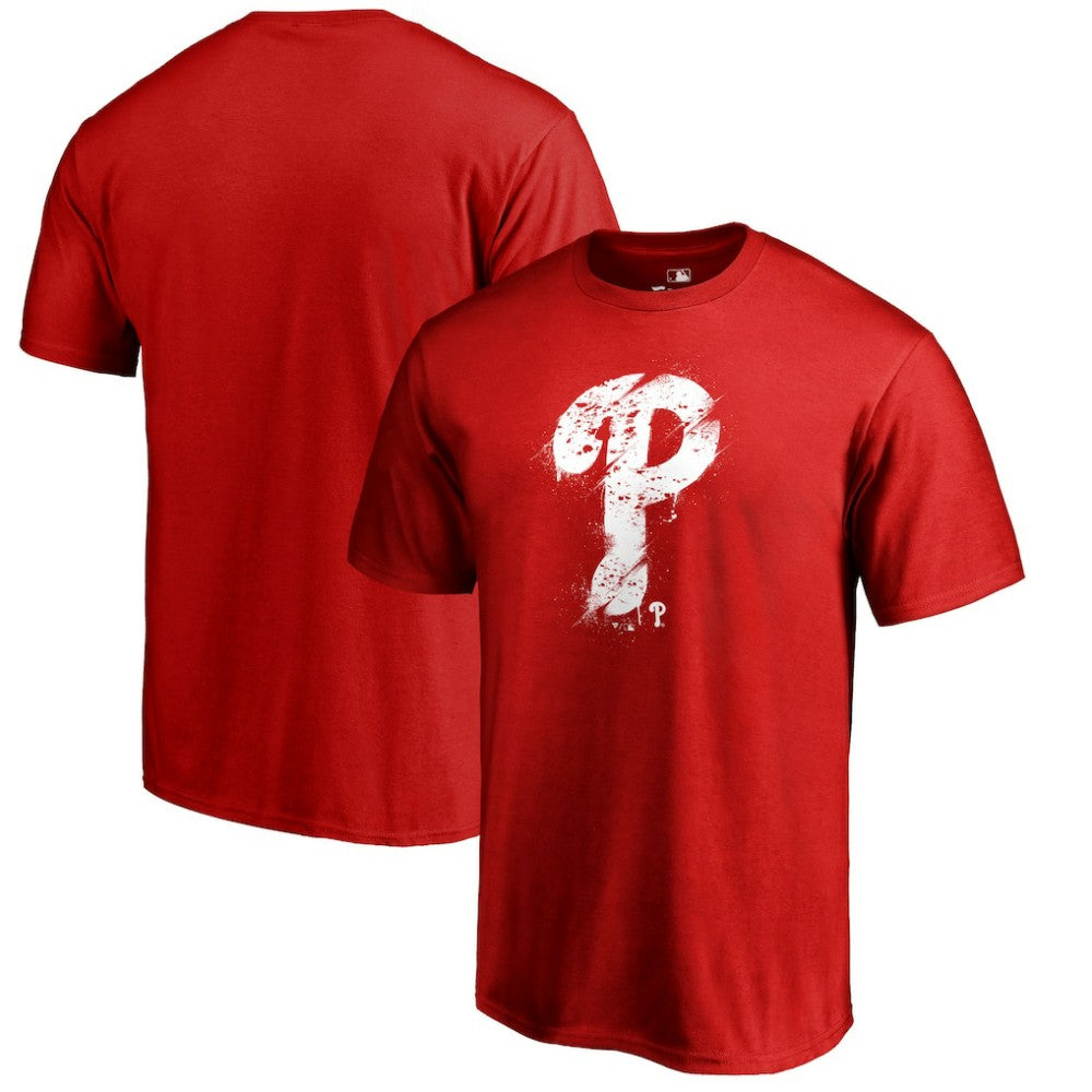 Philadelphia Phillies Splatter Logo T-Shirt - MLB T-shirts