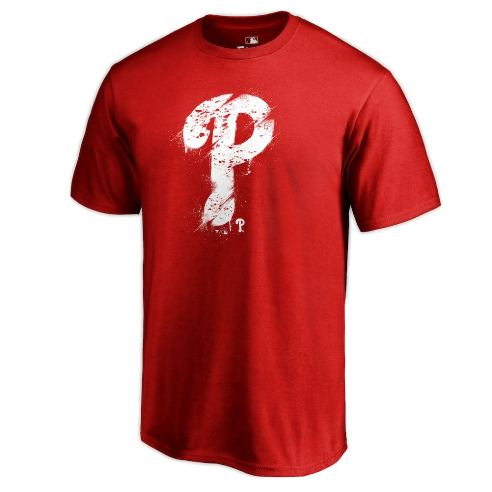 Philadelphia Phillies Splatter Logo T-Shirt - MLB T-shirts