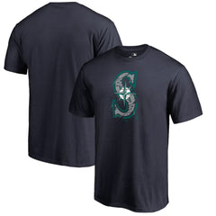 Seattle Mariners Splatter Logo T-Shirt - MLB T-shirts