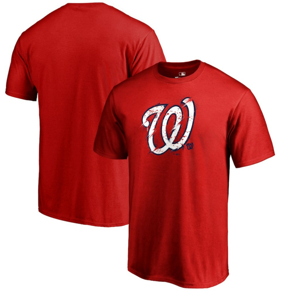 Washington Nationals Splatter Logo T-Shirt - MLB T-shirts