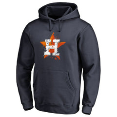 Houston Astros Splatter Logo Pullover Hoodie - MLB Hoodies