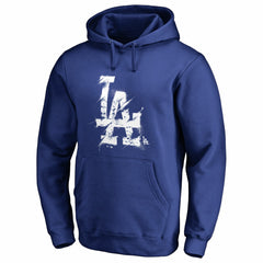 Los Angeles Dodgers Splatter Logo Pullover Hoodie - MLB Hoodies