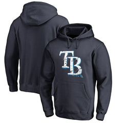 Tampa Bay Rays Splatter Logo Pullover Hoodie - MLB Hoodies