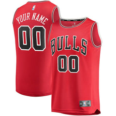 Icon Edition Chicago Bulls Fast Break Custom Replica Jersey Red sale | NBA