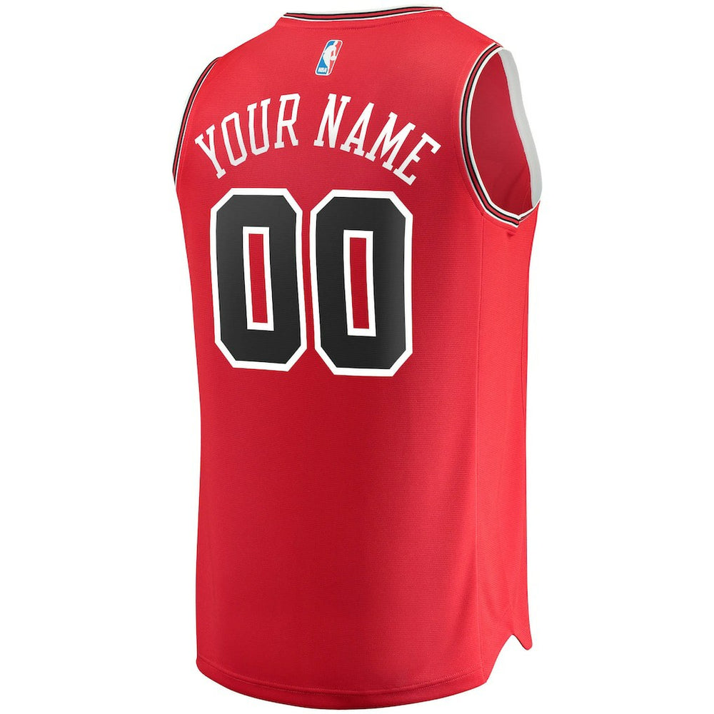 Icon Edition Chicago Bulls Fast Break Custom Replica Jersey Red sale | NBA