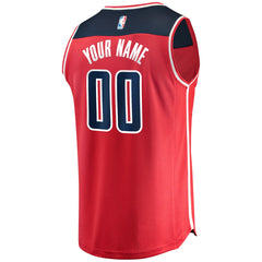 Icon Edition Washington Wizards Fast Break Custom Replica Jersey Red | NBA