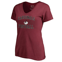 Arizona Cardinals Women's Vintage Collection Victory Arch V-Neck T-Shirt | NFL New