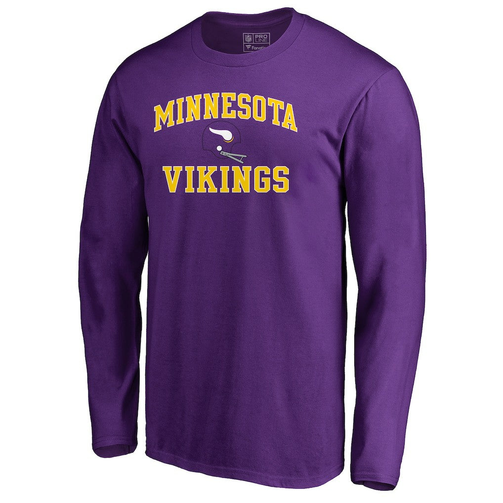 Minnesota Vikings Vintage Collection Victory Arch Long Sleeve T-Shirt | NFL On sale