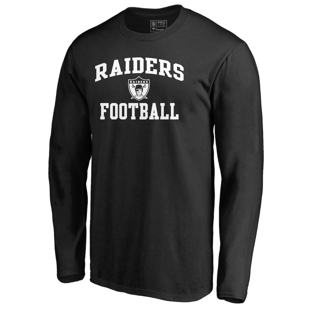 Las Vegas Raiders Vintage Collection Victory Arch Long Sleeve T-Shirt | NFL Discount