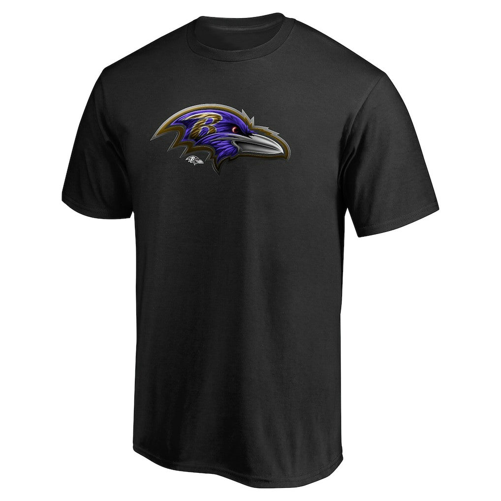 Baltimore Ravens Personalized Midnight Mascot T-Shirt | NFL On sale