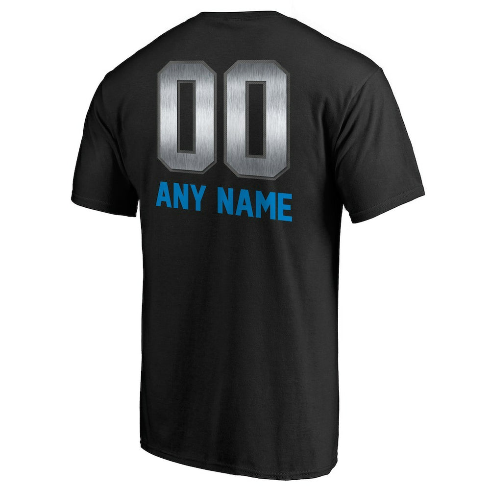 Carolina Panthers Personalized Midnight Mascot T-Shirt | NFL US