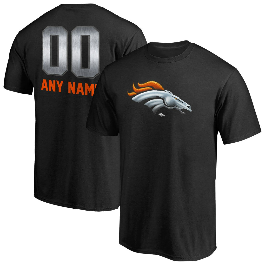 Denver Broncos Personalized Midnight Mascot T-Shirt | NFL Near me