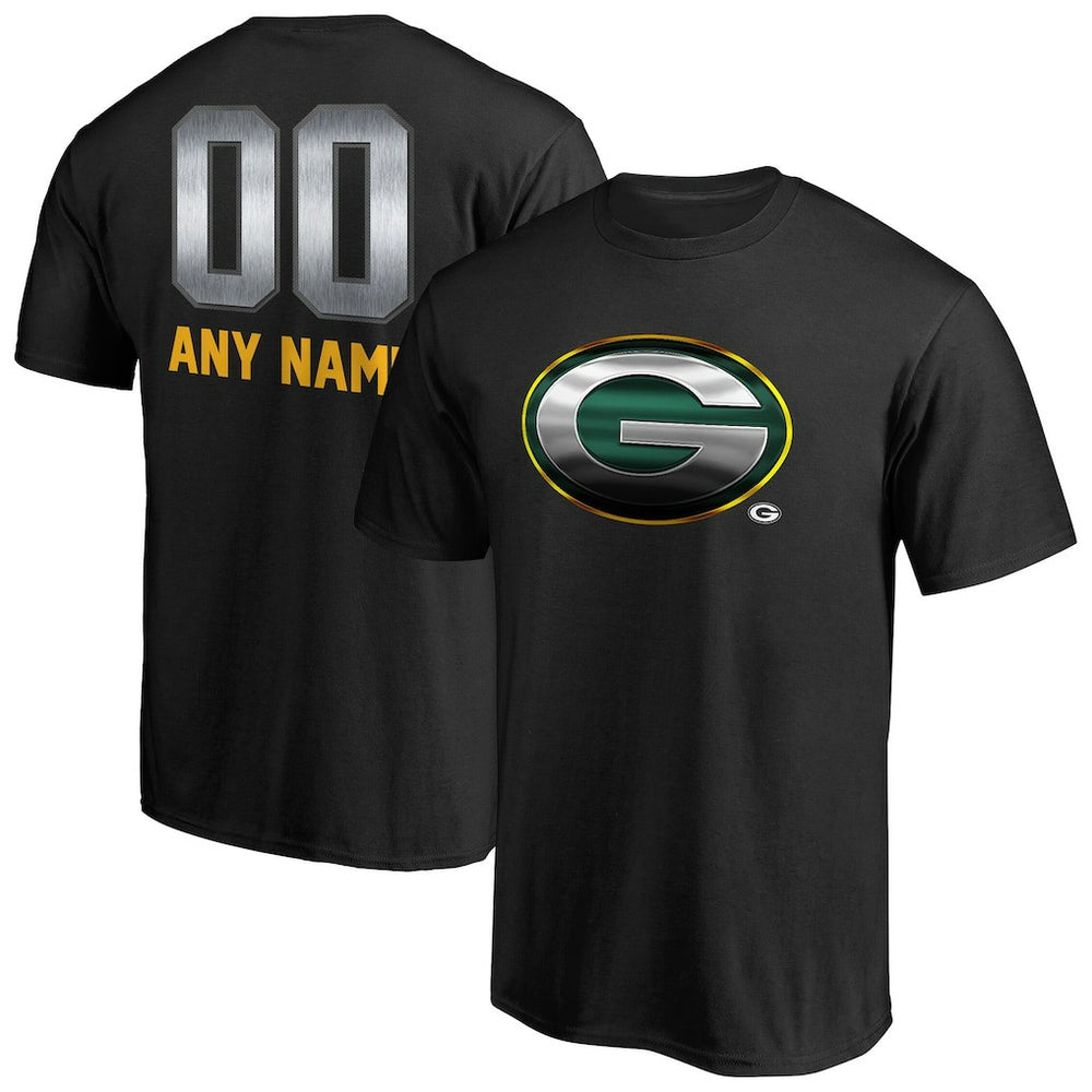 Green Bay Packers Personalized Midnight Mascot T-Shirt | NFL Outlet