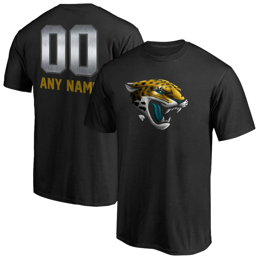 Jacksonville Jaguars Personalized Midnight Mascot T-Shirt | NFL Sale
