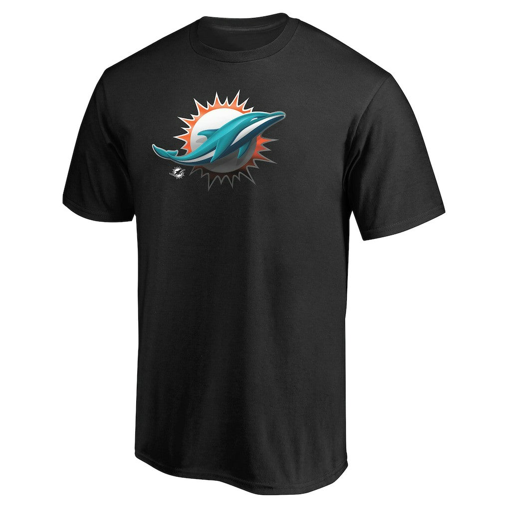 Miami Dolphins Personalized Midnight Mascot T-Shirt | NFL Discount