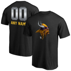 Minnesota Vikings Personalized Midnight Mascot T-Shirt | NFL Discount