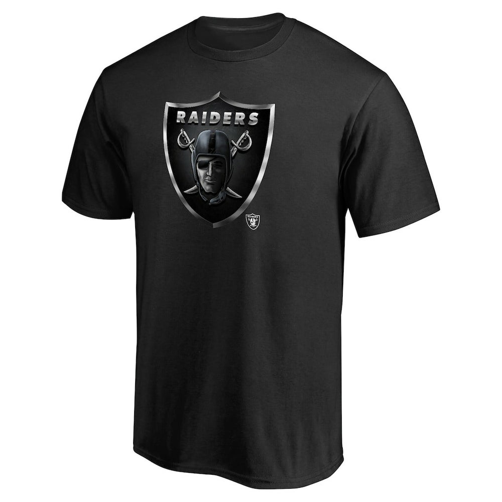 Las Vegas Raiders Personalized Midnight Mascot T-Shirt | NFL Outlet