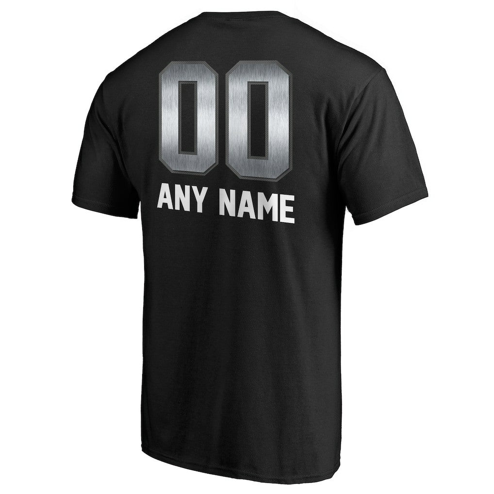 Las Vegas Raiders Personalized Midnight Mascot T-Shirt | NFL Outlet