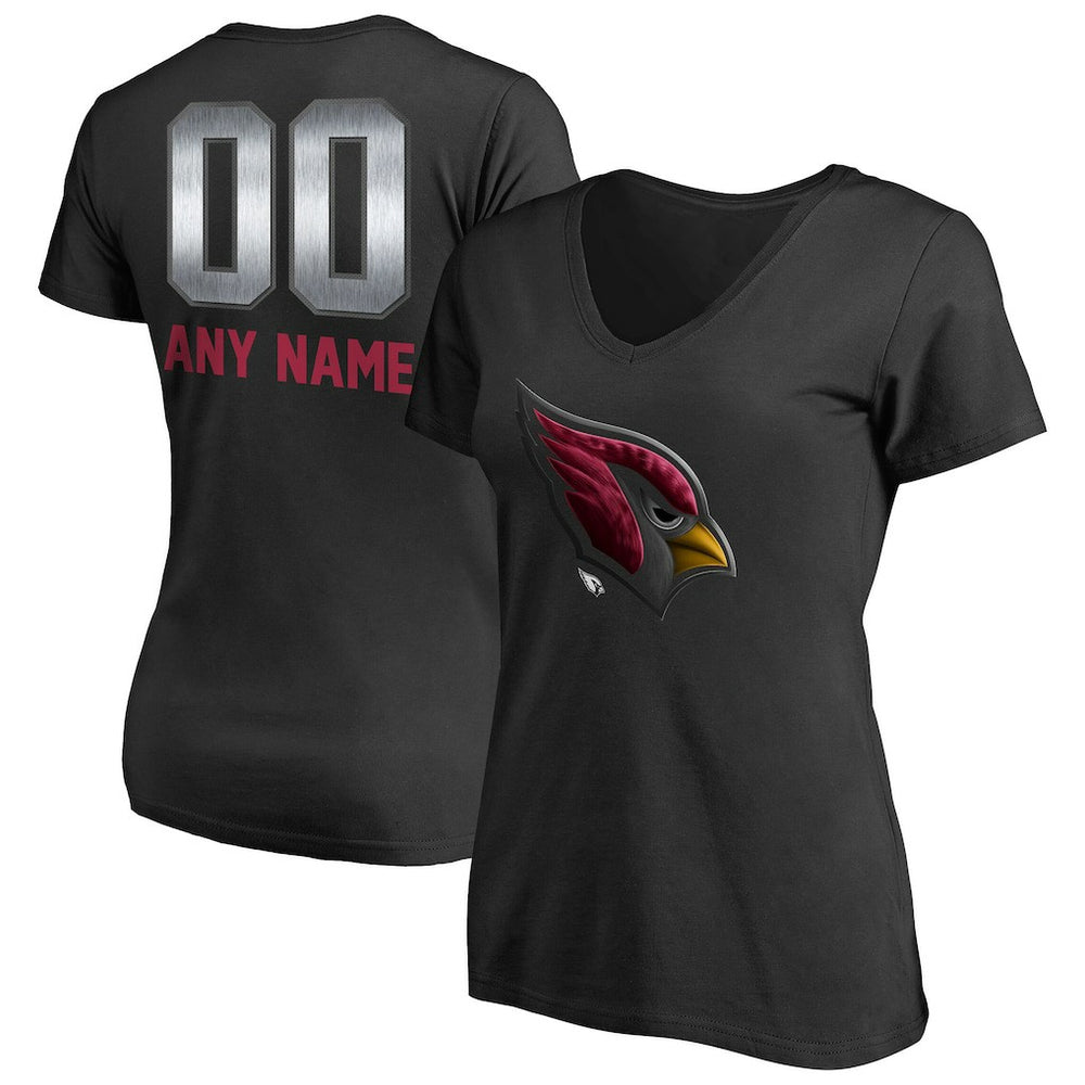 Arizona Cardinals Women's Personalized Midnight Mascot T-Shirt | NFL US