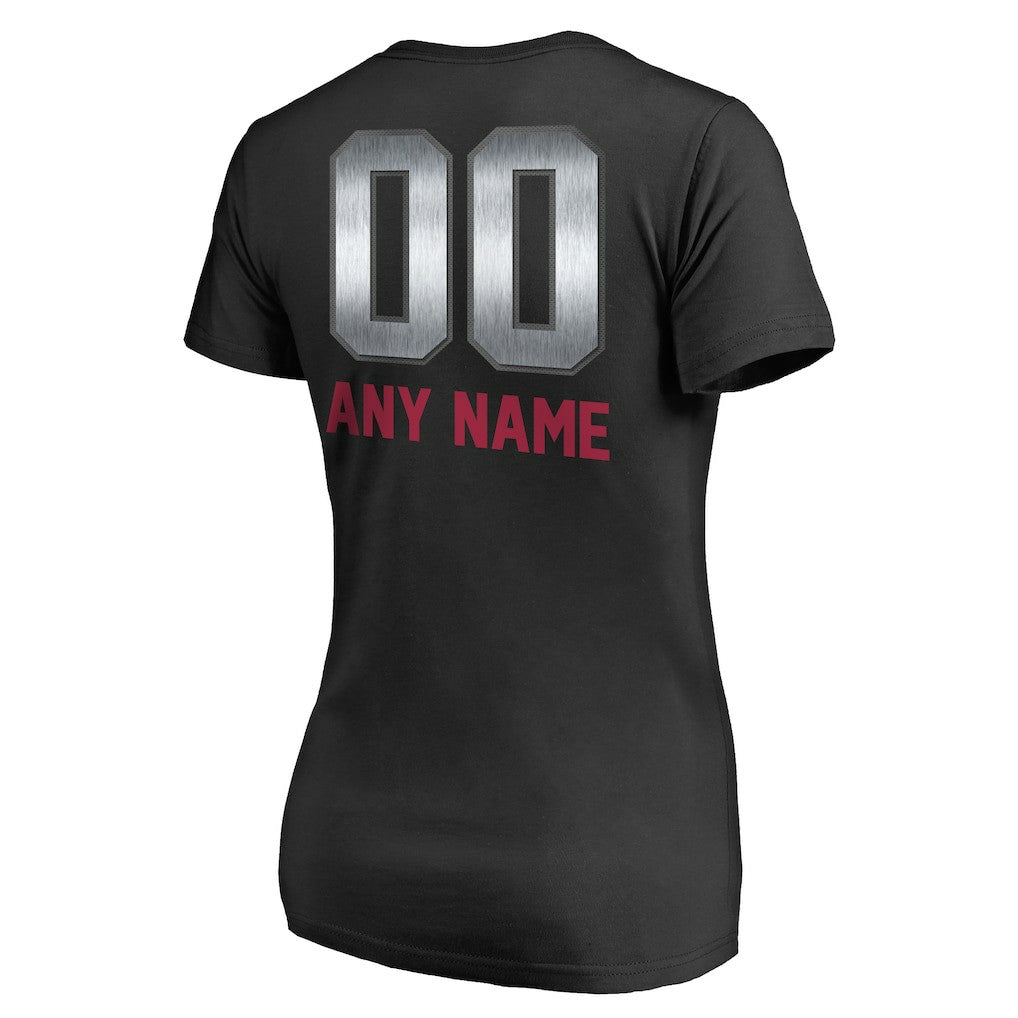 Arizona Cardinals Women's Personalized Midnight Mascot T-Shirt | NFL US