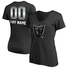 Las Vegas Raiders Women's Personalized Midnight Mascot T-Shirt | NFL Online
