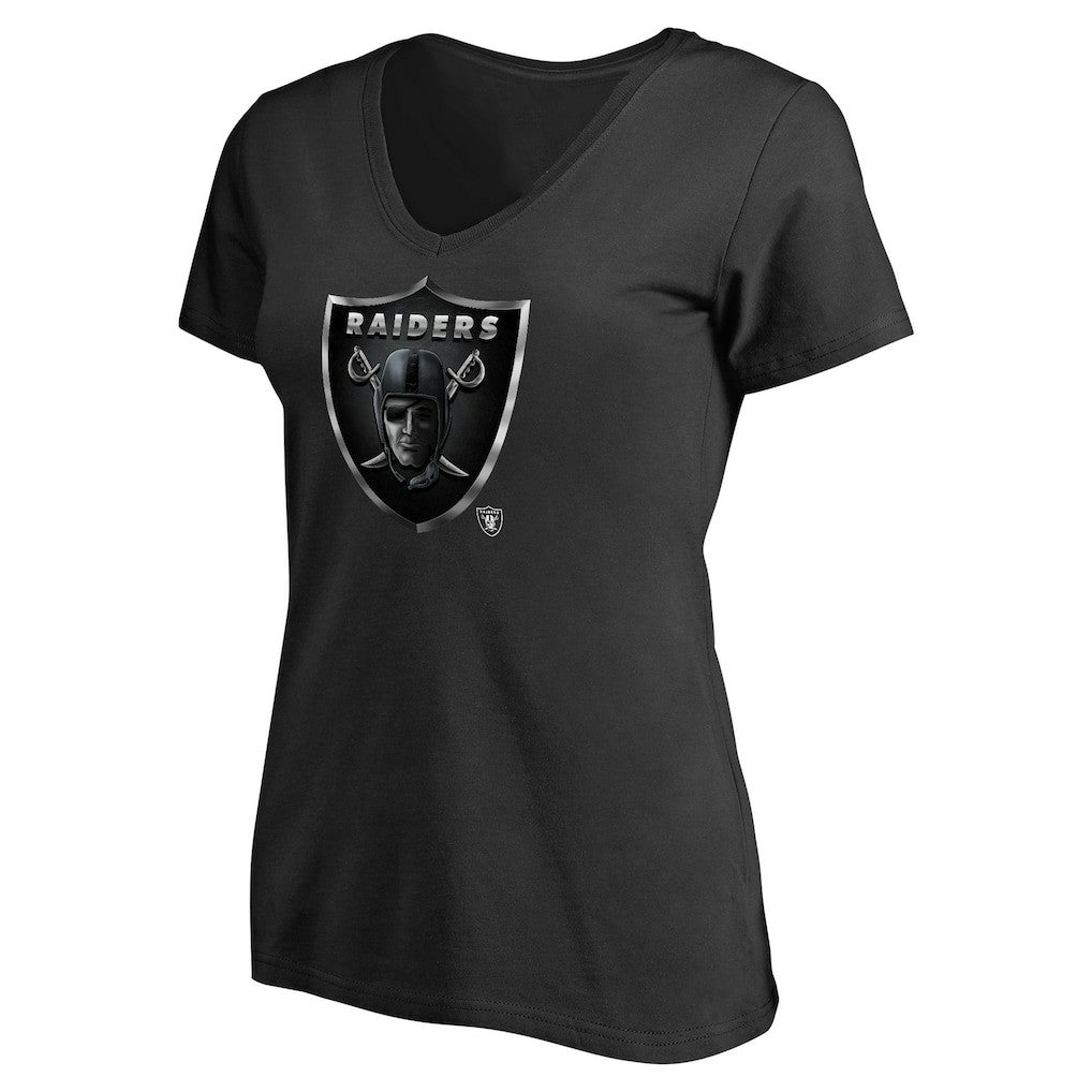 Las Vegas Raiders Women's Personalized Midnight Mascot T-Shirt | NFL Online