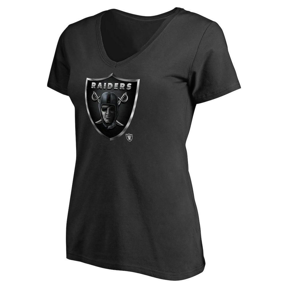 Las Vegas Raiders Women's Personalized Midnight Mascot T-Shirt | NFL Online