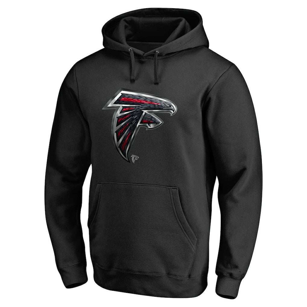 Atlanta Falcons Personalized Midnight Mascot Pullover Hoodie | NFL Discount