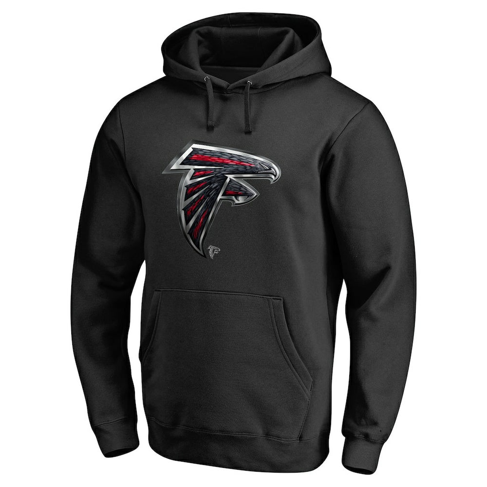 Atlanta Falcons Personalized Midnight Mascot Pullover Hoodie | NFL Discount
