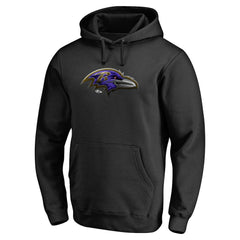 Baltimore Ravens Personalized Midnight Mascot Pullover Hoodie | NFL On sale
