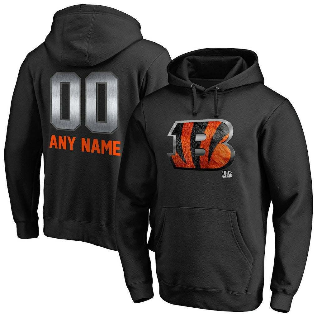 Cincinnati Bengals Personalized Midnight Mascot Pullover Hoodie | NFL Near me