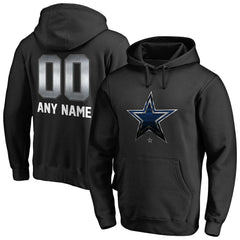 Dallas Cowboys Personalized Midnight Mascot Pullover Hoodie | NFL US