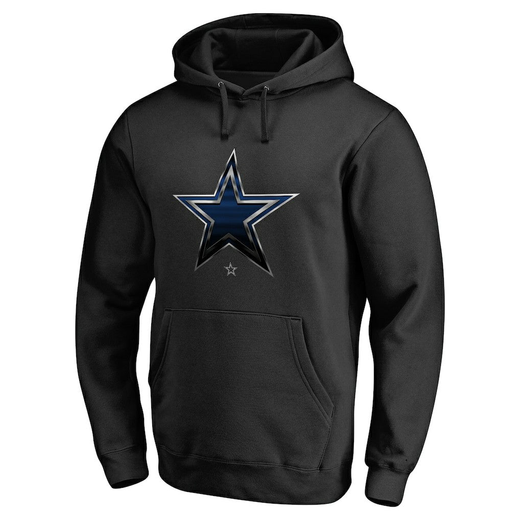 Dallas Cowboys Personalized Midnight Mascot Pullover Hoodie | NFL US