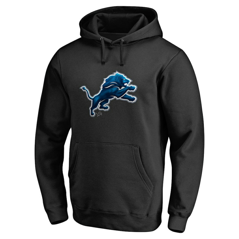 Detroit Lions Personalized Midnight Mascot Pullover Hoodie | NFL Online