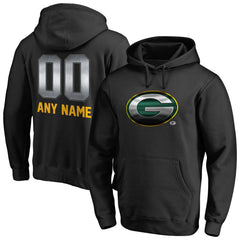 Green Bay Packers Personalized Midnight Mascot Pullover Hoodie | NFL Sale