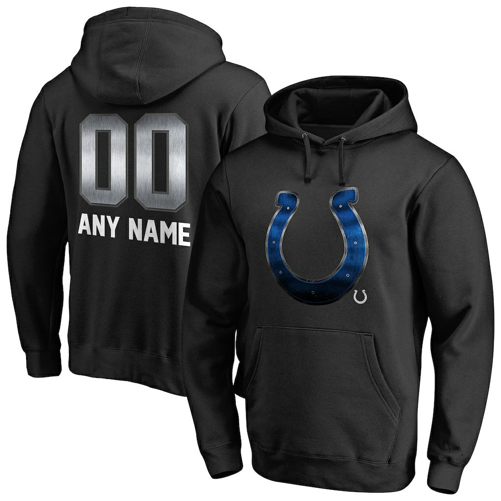 Indianapolis Colts Personalized Midnight Mascot Pullover Hoodie | NFL On sale
