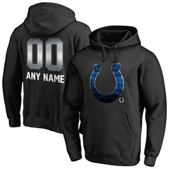 Indianapolis Colts Personalized Midnight Mascot Pullover Hoodie | NFL On sale
