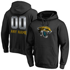 Jacksonville Jaguars Personalized Midnight Mascot Pullover Hoodie | NFL New