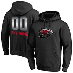 Kansas City Chiefs Personalized Midnight Mascot Pullover Hoodie | NFL Online