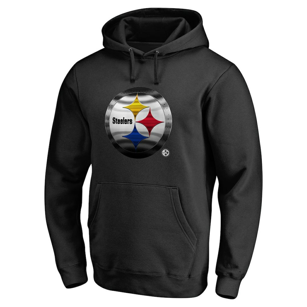 Pittsburgh Steelers Personalized Midnight Mascot Pullover Hoodie | NFL Sale
