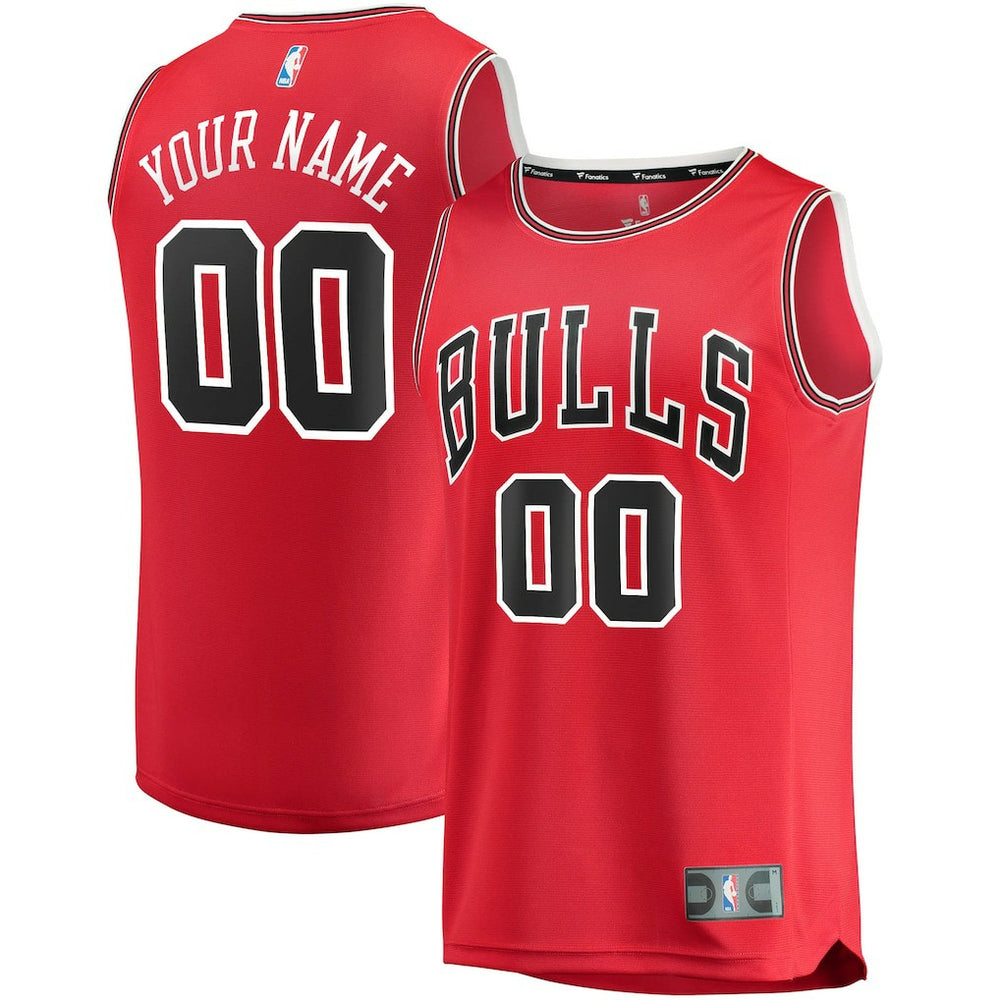 Icon Edition Chicago Bulls Youth Fast Break Custom Replica Jersey Red sale | NBA