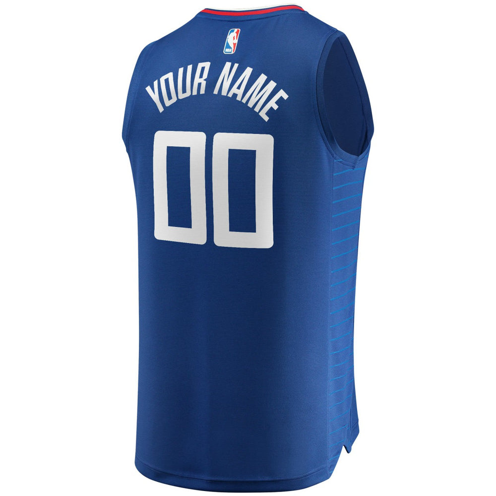 Icon Edition LA Clippers Youth Fast Break Custom Replica Jersey Royal | NBA